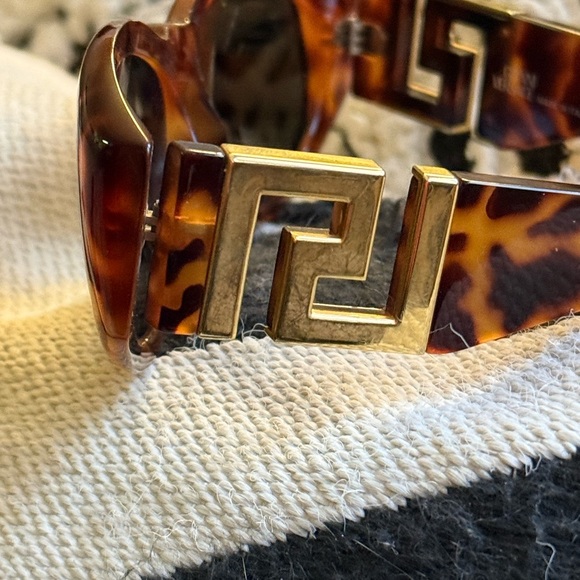 Versace Tortoise Shell Sunglasses - Picture 2 of 8
